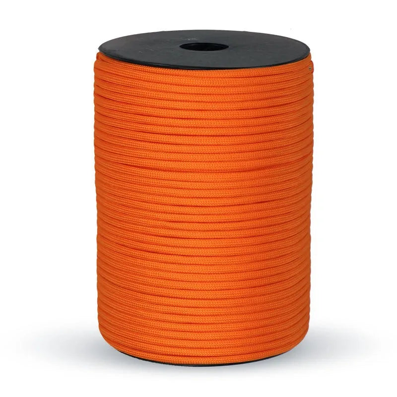 100M 550 Military Standard 9-Core Paracord Rope 4mm Outdoor Parachute Cord Survival Umbrella Tent Lanyard Strap
