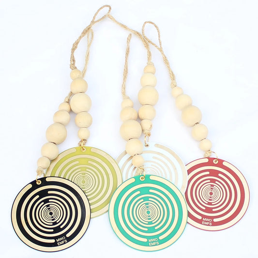 Tesla Polarizing Disk Antenna Ornaments Hanging Decoration for Closet Door Handle Window Ornament for Home Christmas Tree Decor