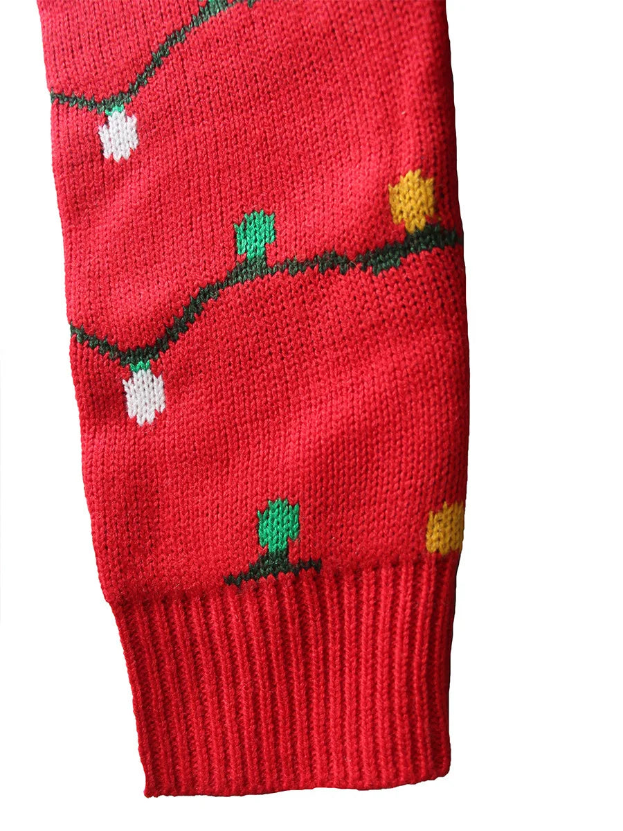 2025New Sweater Christmas Gift Sweater European and American Autumn and Winter Lazy Style Pullover Knitted Sweater