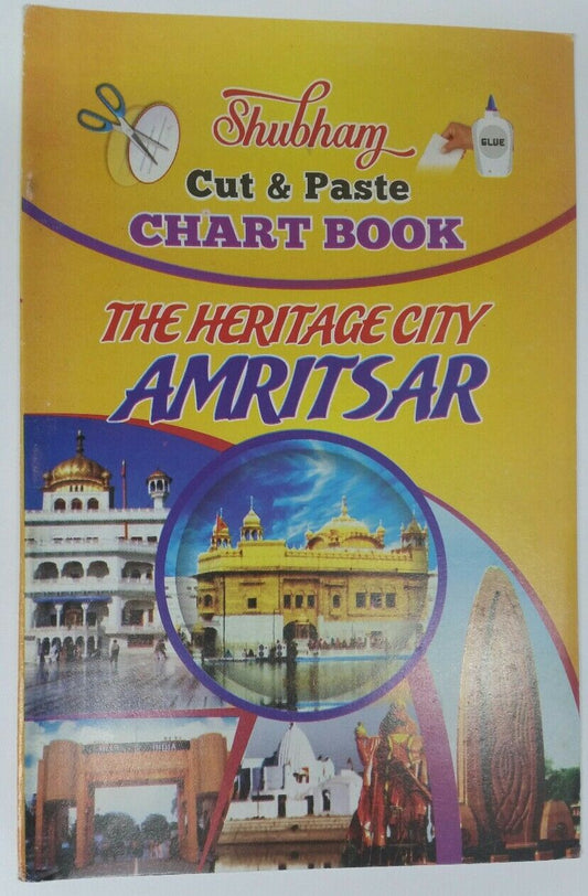 Children Cut & Paste The Heritage City Amritsar PICTURES Project Chart book kids