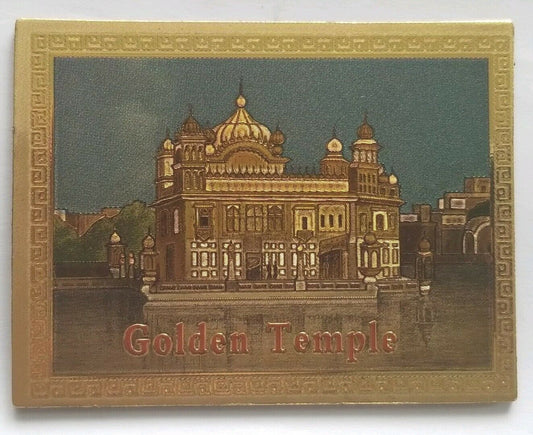 Sikh Singh Kaur Khalsa Golden Temple Fridge Magnet Indian Souvenir Collectible N