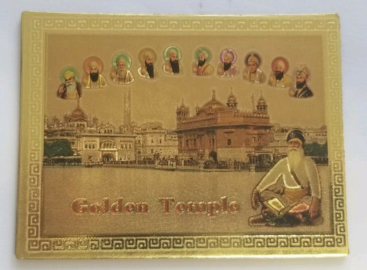 Sikh Ten Guru Baba Deep Singh Golden Temple Fridge Magnet Souvenir Collectible R