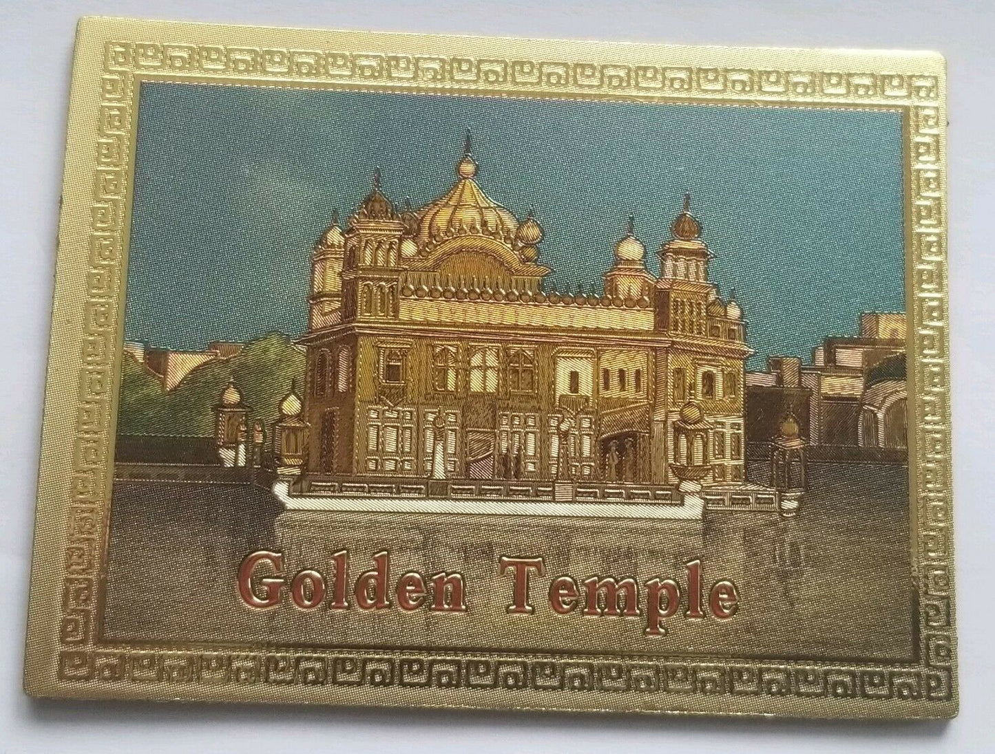 Sikh Singh Kaur Khalsa Golden Temple Fridge Magnet Indian Souvenir Collectible N