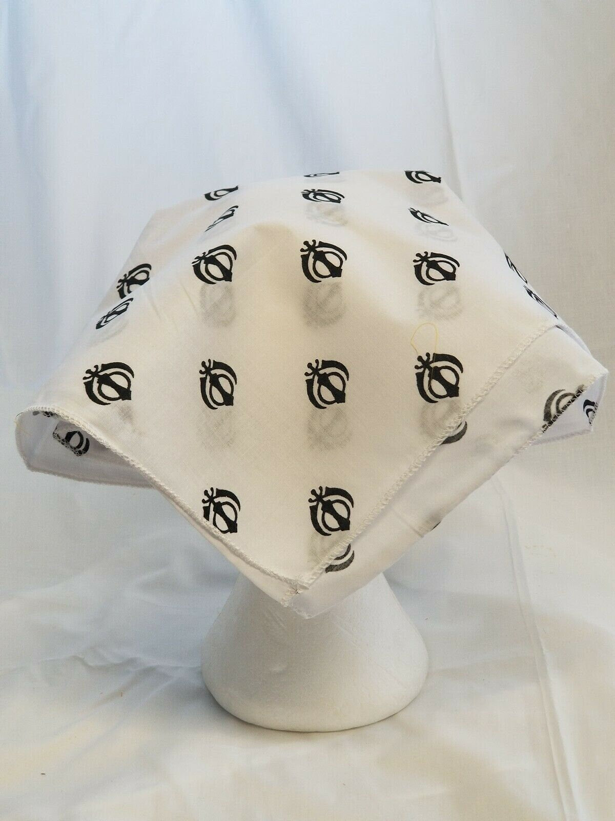 Sikh Punjabi Singh Kaur White Khalsa Khandas bandana Head Wrap Gear Rumal Hanky