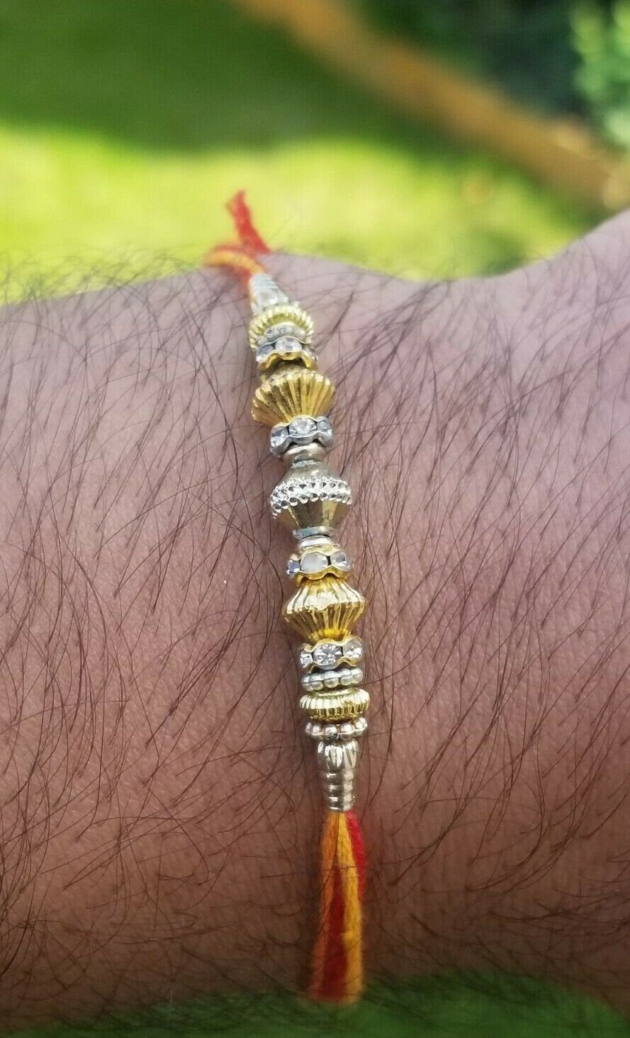 Hindu Red Thread Evil Eye Protection Stunning Bracelet Luck Talisman Amulet FG2