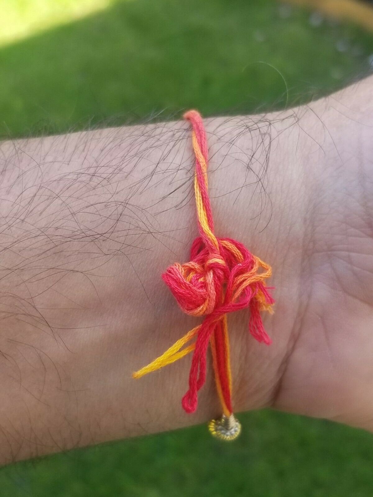 Hindu Red Thread Evil Eye Protection Stunning Bracelet Luck Talisman Amulet FG2
