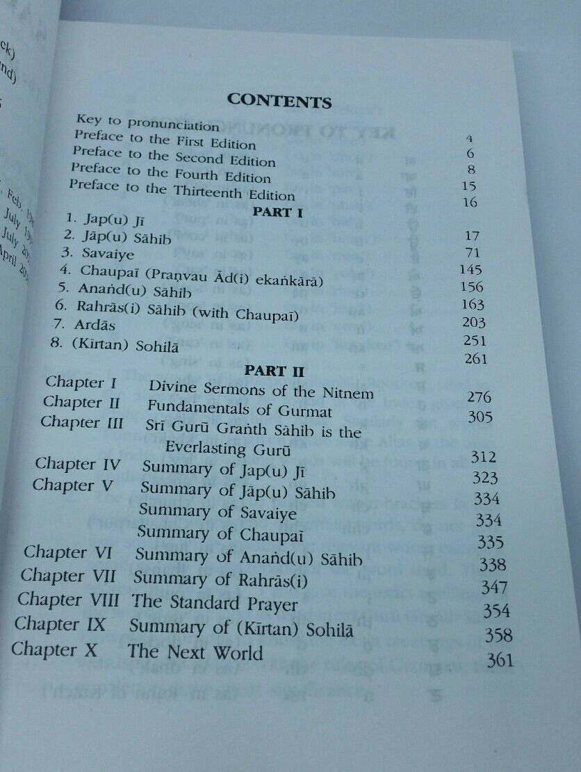 Sacred Nitnem Banis by Harbans Singh Doabia GURMUKHI Transliteration & English