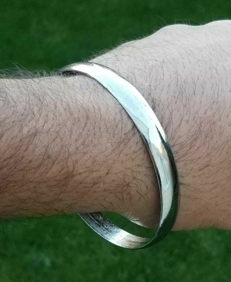 Sikh iron kara smooth design singh kaur khalsa kada bangle kakaar 5ks new w7