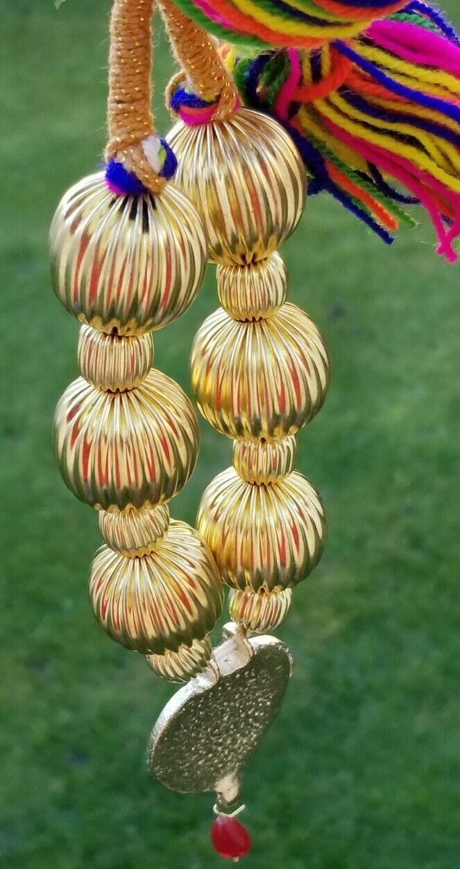 Punjabi kaintha folk cultural bhangra gidha pendant cultural patiala necklace nf