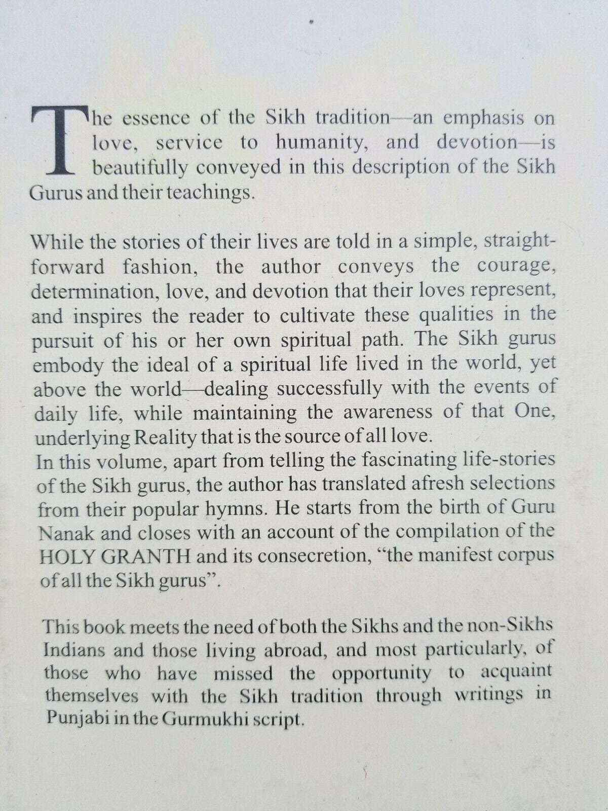 The sikh gurus their lives and teachings paperback book english k s duggal b29