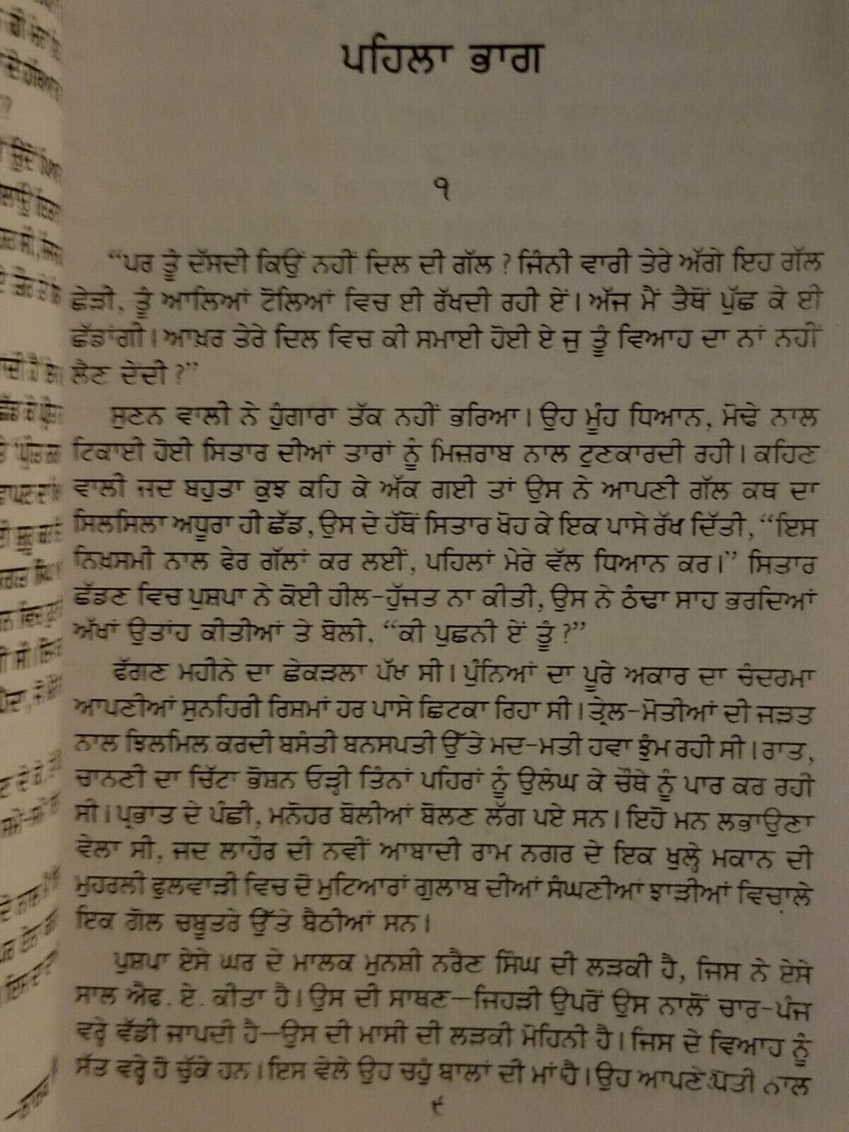 Pyar di dunya novel nanak singh indian punjabi reading literature new book b2