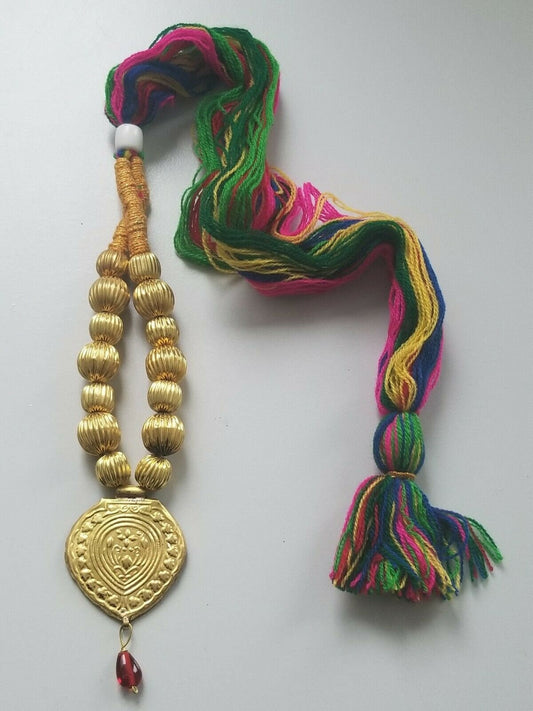 Punjabi folk cultural bhangra gidha patiala kaintha pendant cultural necklace a5