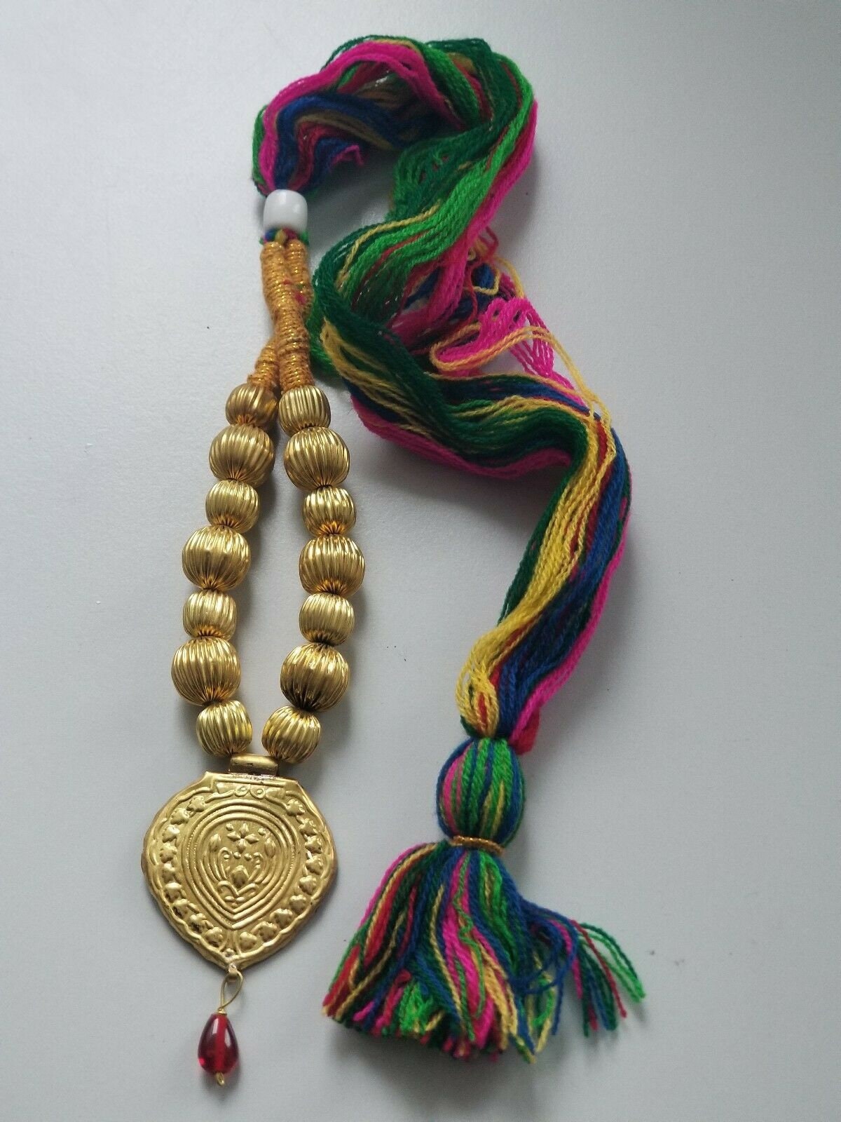 Punjabi folk cultural bhangra gidha patiala kaintha pendant cultural necklace a5