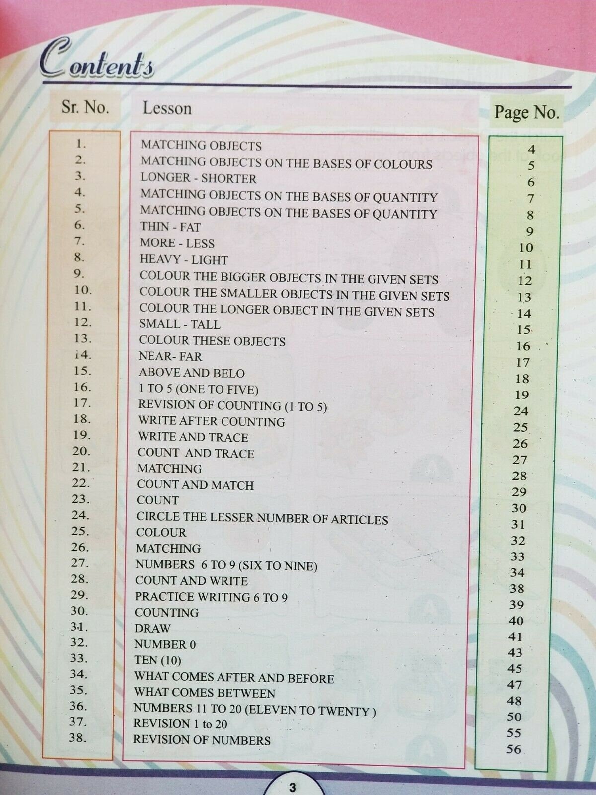 Learning maths a book of mathematics from india to help nursery kids with maths