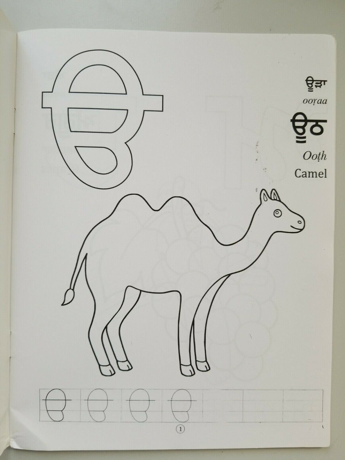 Learn punjabi alphabet children gurmukhi colouring book pictures panjabi kaida a