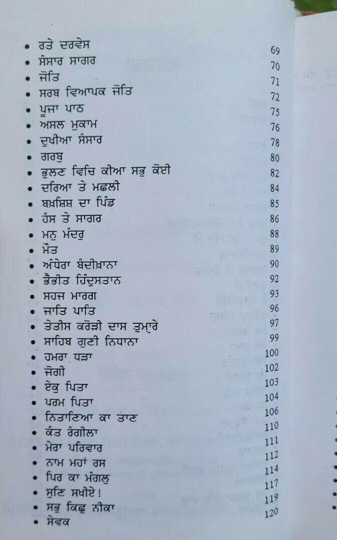 Shabadanjali selection of gurbani sikh book piara singh padam punjabi kaur ma