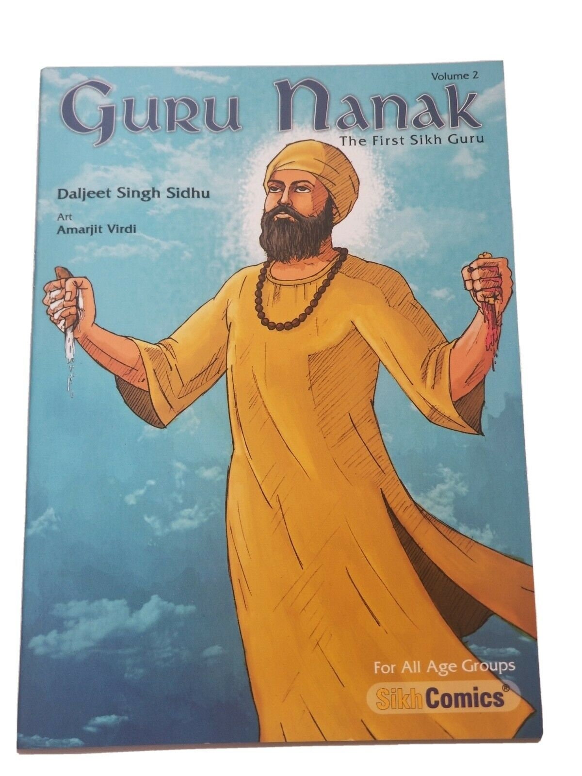 Sikh kids comic guru nanak the first sikh guru v2 daljeet singh sidhu english mc