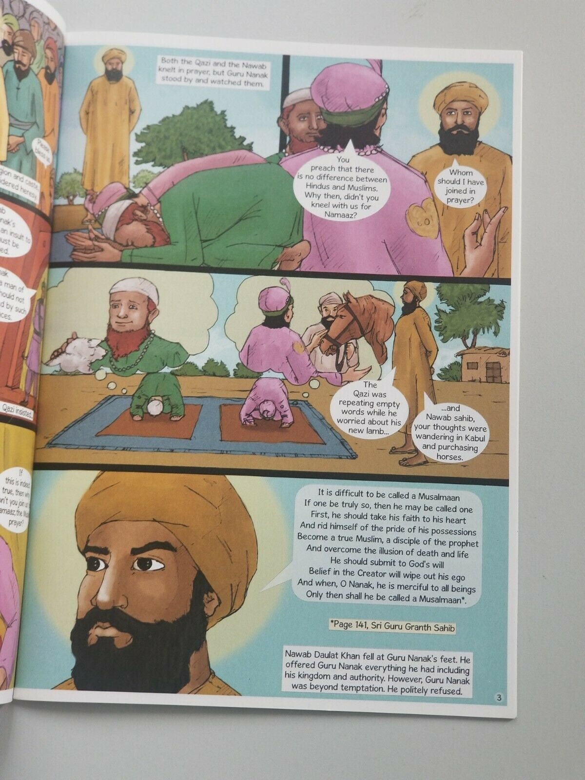 Sikh kids comic guru nanak the first sikh guru v2 daljeet singh sidhu english mc