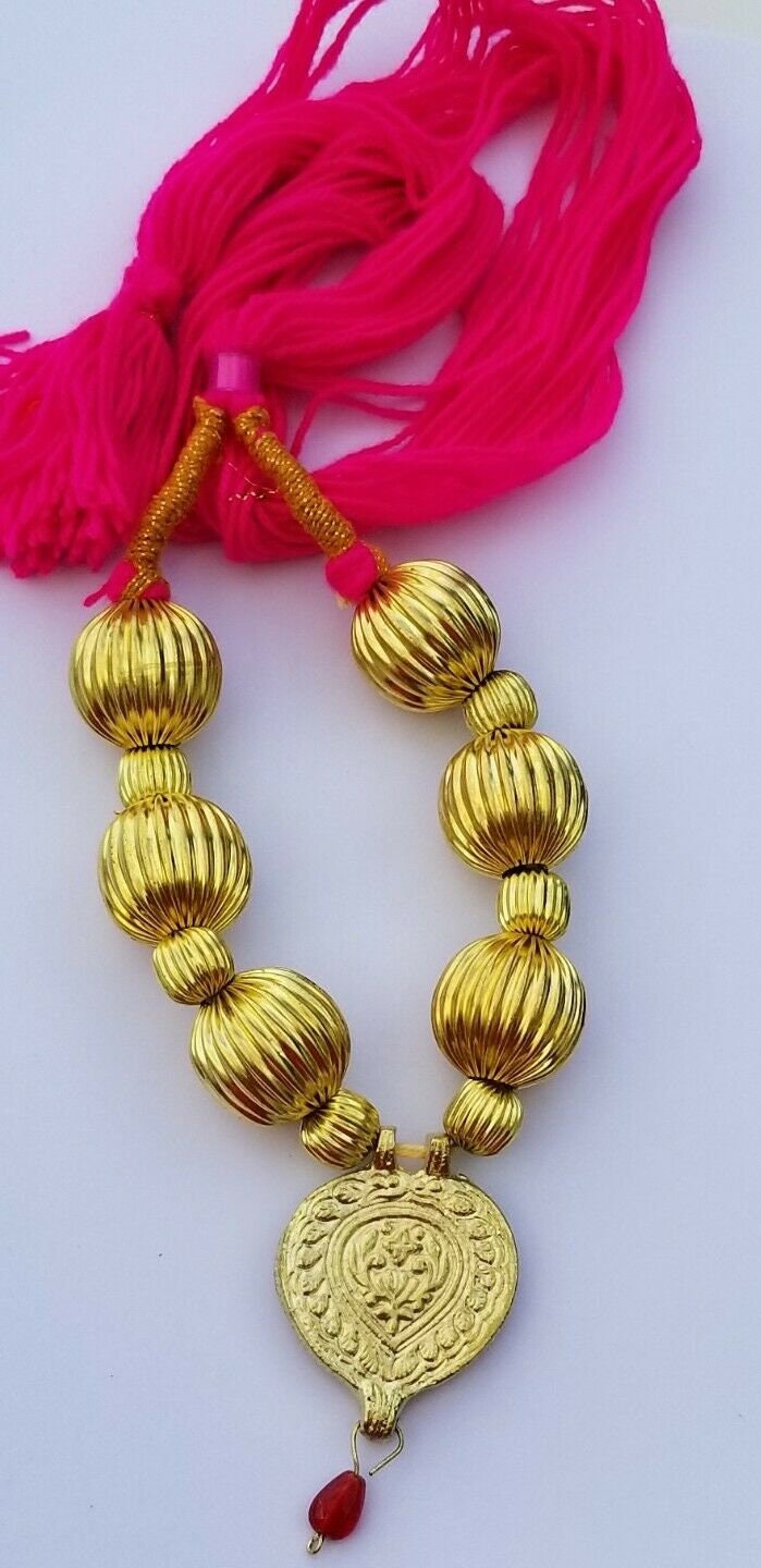 Punjabi kaintha folk cultural bhangra gidha pendant cultural patiala necklace nd