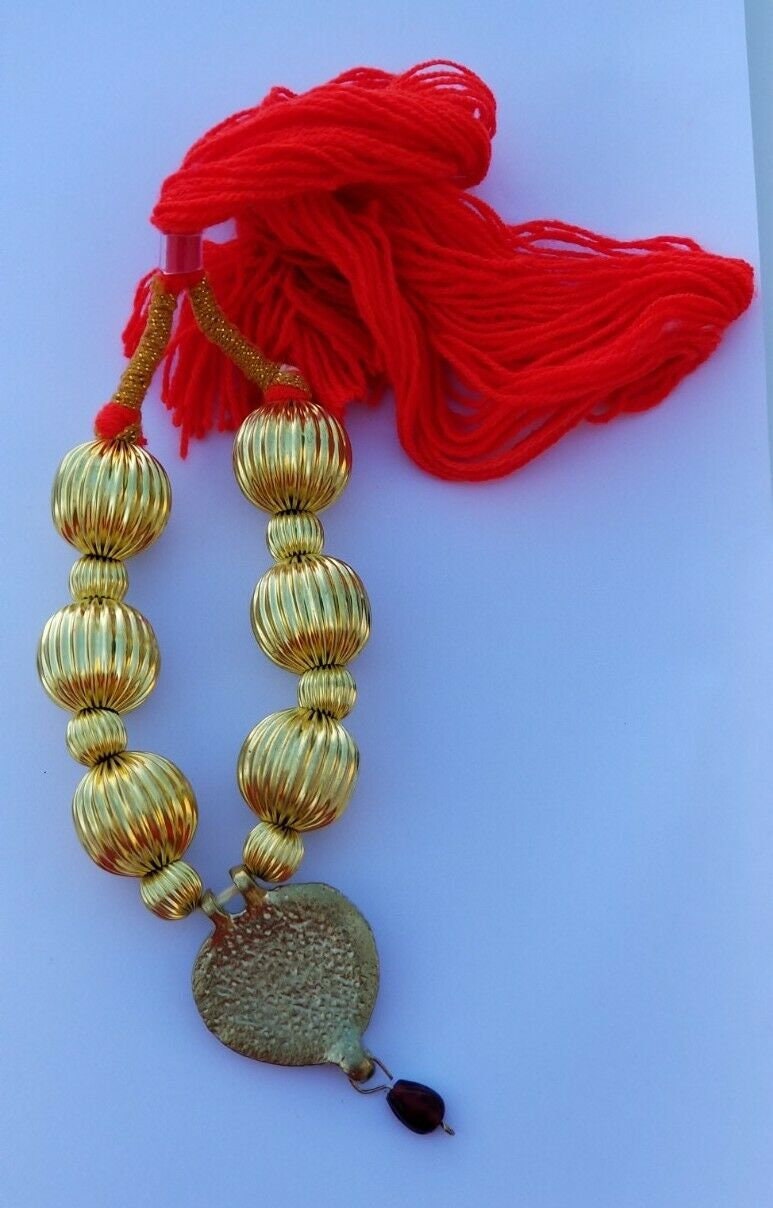 Punjabi kaintha folk cultural bhangra gidha pendant cultural patiala necklace ng