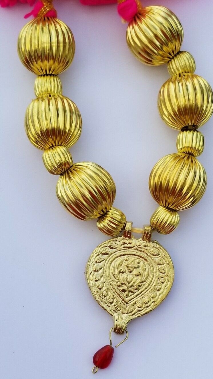 Punjabi kaintha folk cultural bhangra gidha pendant cultural patiala necklace nd