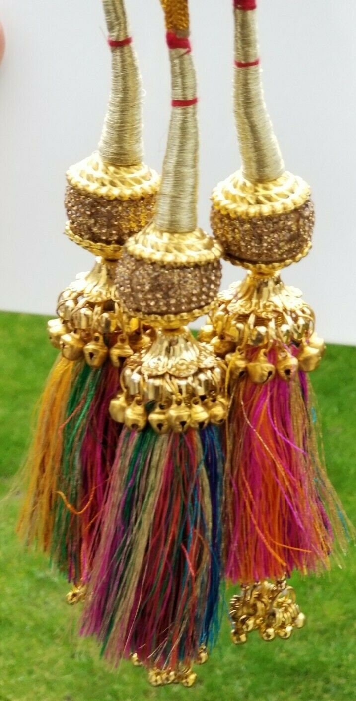 Patiala paranda latkan indian punjabi parandi mehndi jagoo bridal hair braid gg1