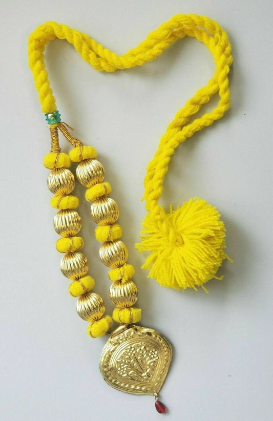 Punjabi folk cultural bhangra gidha patiala kaintha pendant cultural necklace h1