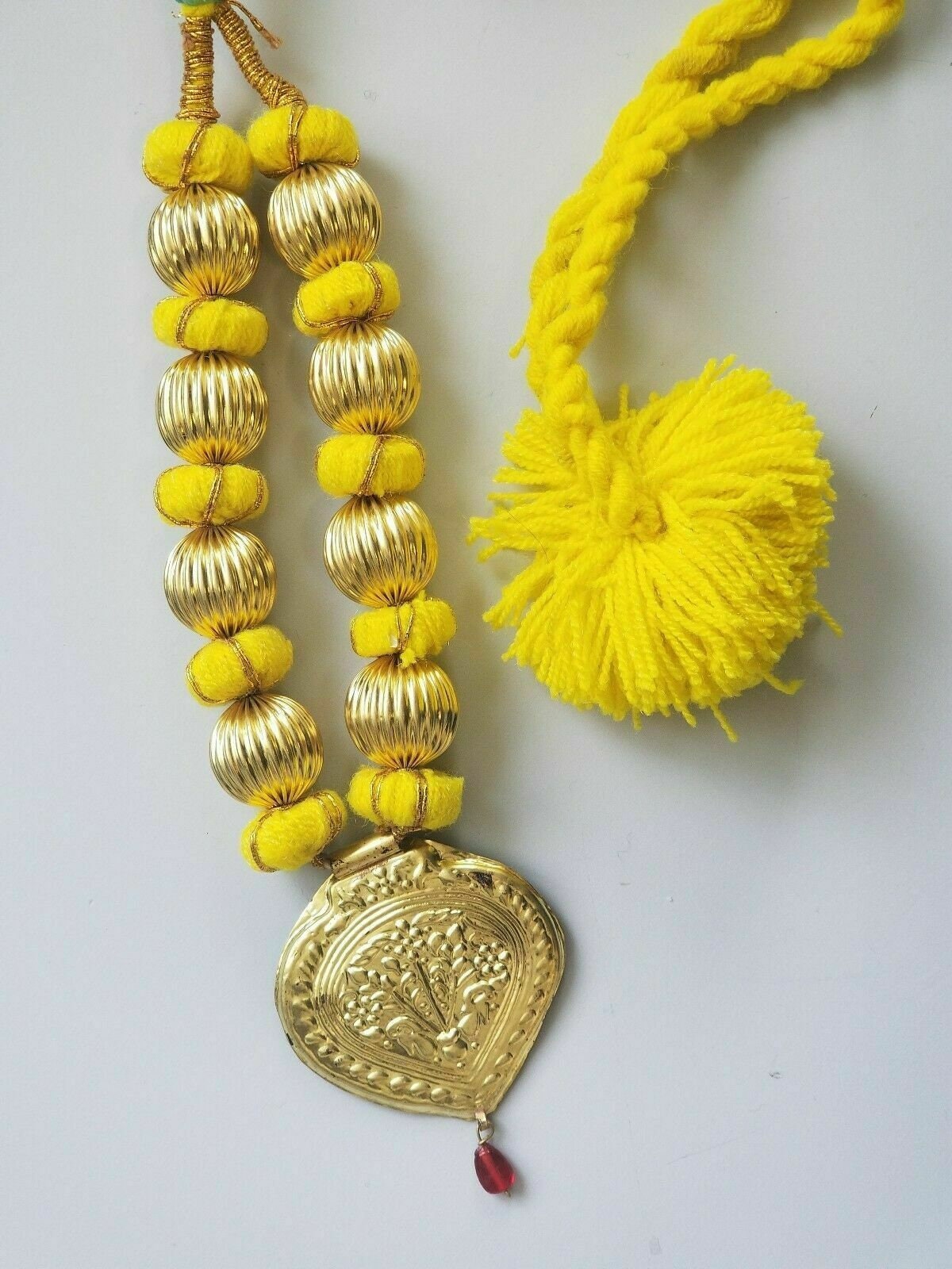 Punjabi folk cultural bhangra gidha patiala kaintha pendant cultural necklace h1