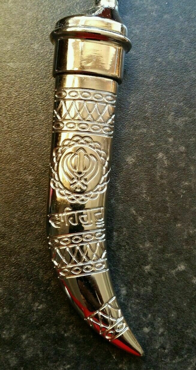 Stunning stainless steel ceremonial sikh singh kaur khalsa siri sahib 5ks kakar