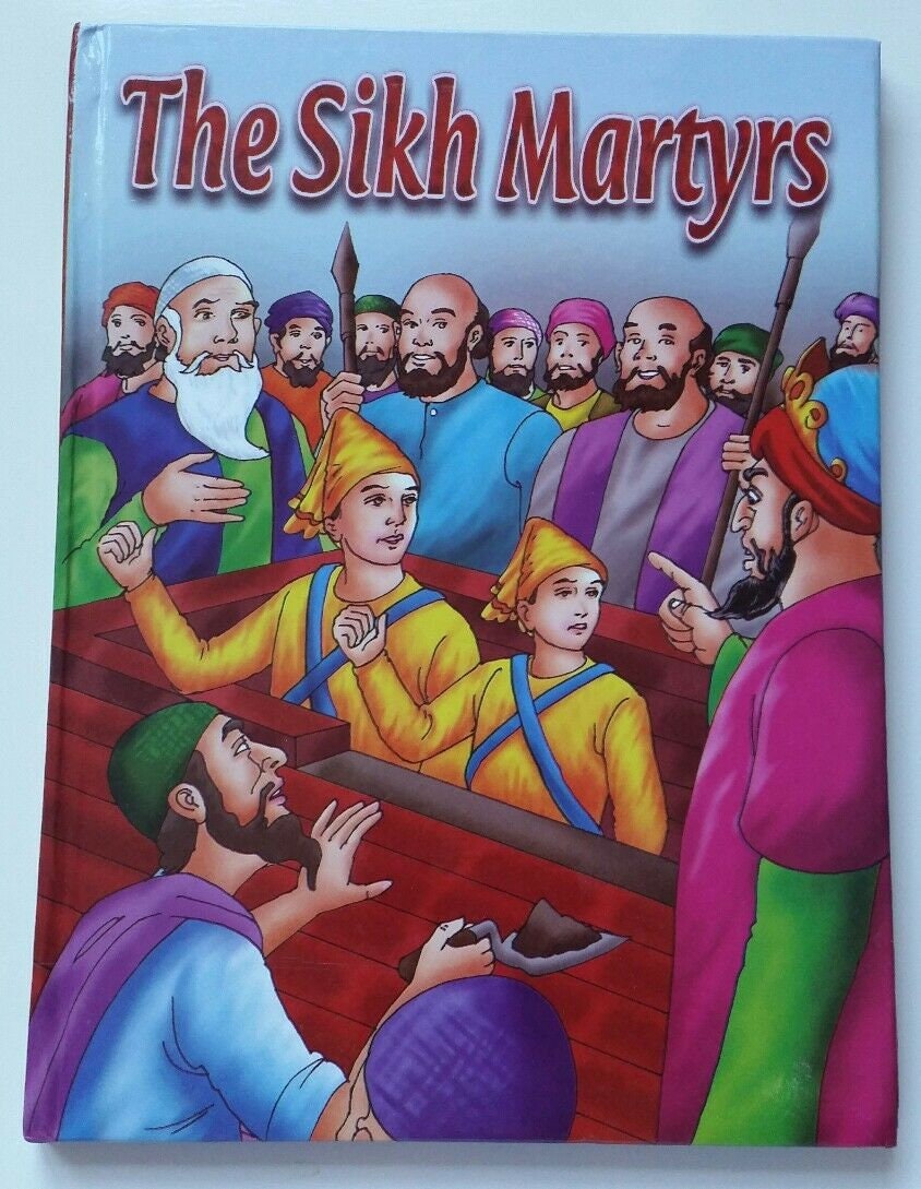 Sikh kids stories the sikh martyrs hardback book with colour photos english b12