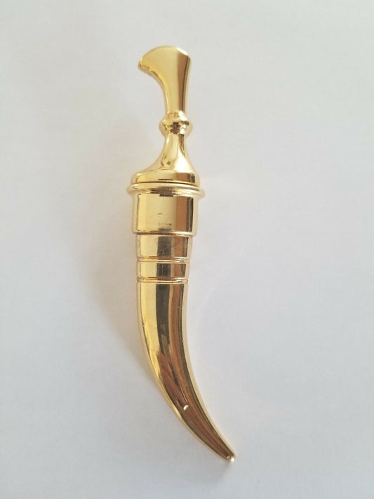 Sikh siri sahib mirch design stunning gold plated steel ceremonial singh kirpan