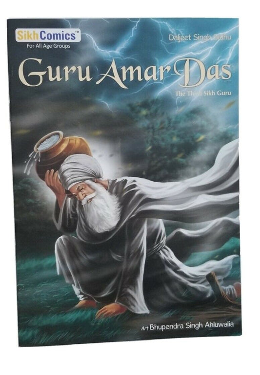 Sikh kids comic guru amar das the third sikh guru daljeet singh sidhu english b6