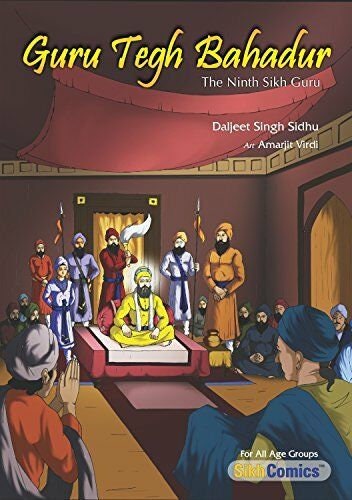 Sikh kids comic guru teg bahadur based on sakhis daljeet singh sidhu english mc