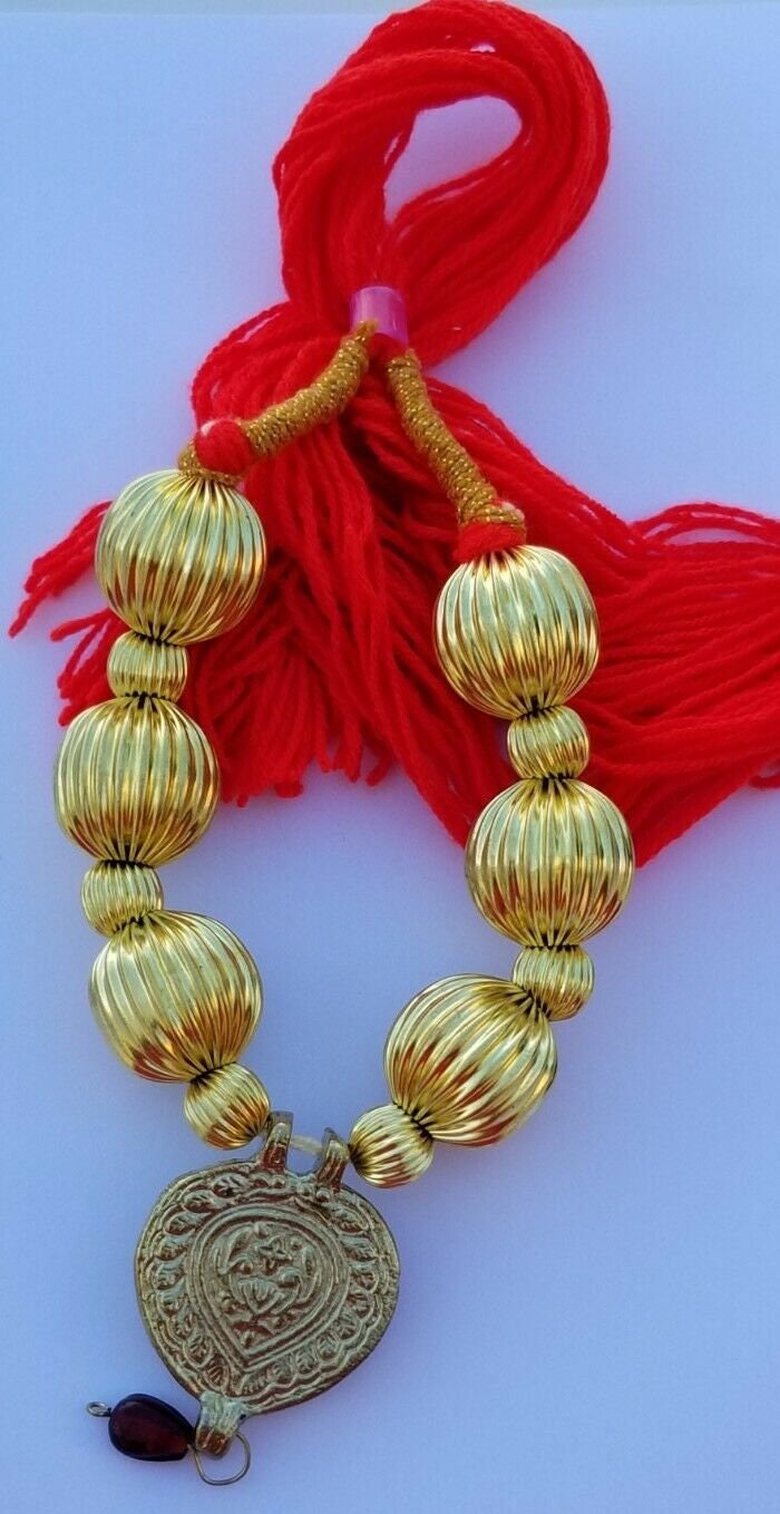 Punjabi kaintha folk cultural bhangra gidha pendant cultural patiala necklace ng