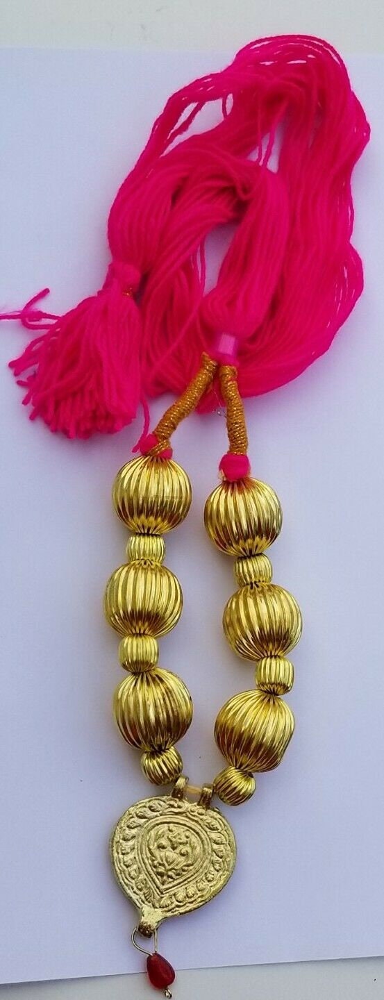 Punjabi kaintha folk cultural bhangra gidha pendant cultural patiala necklace nd