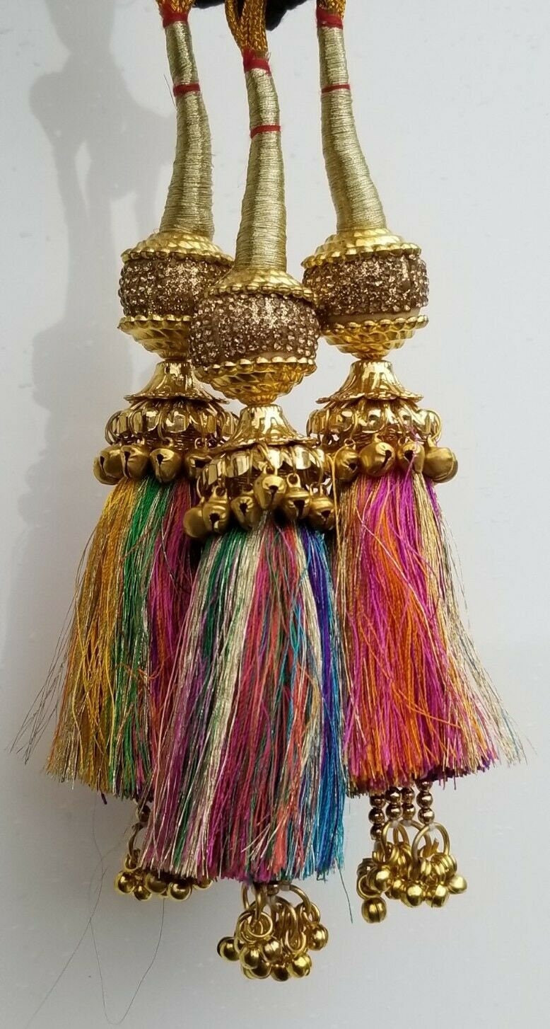 Patiala paranda latkan indian punjabi parandi mehndi jagoo bridal hair braid gg1
