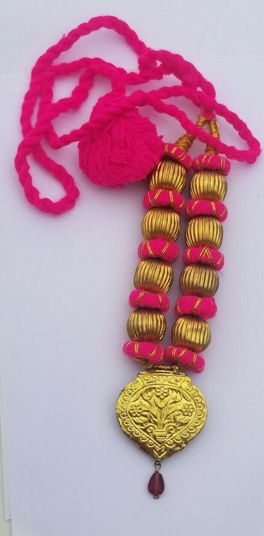 Punjabi kaintha folk cultural bhangra gidha pendant cultural patiala necklace nk