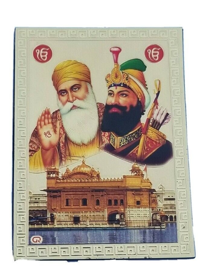 Sikh guru nanak gobind singh ji ek onkar fridge magnet souvenir collectible rrng