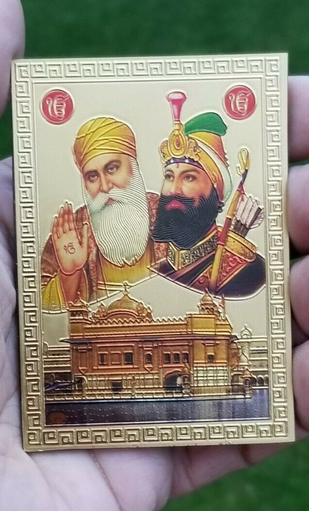 Sikh guru nanak gobind singh ji ek onkar fridge magnet souvenir collectible rrng