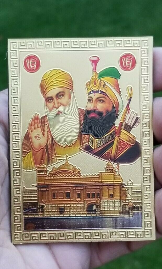 Sikh guru nanak gobind singh ji ek onkar fridge magnet souvenir collectible rrng