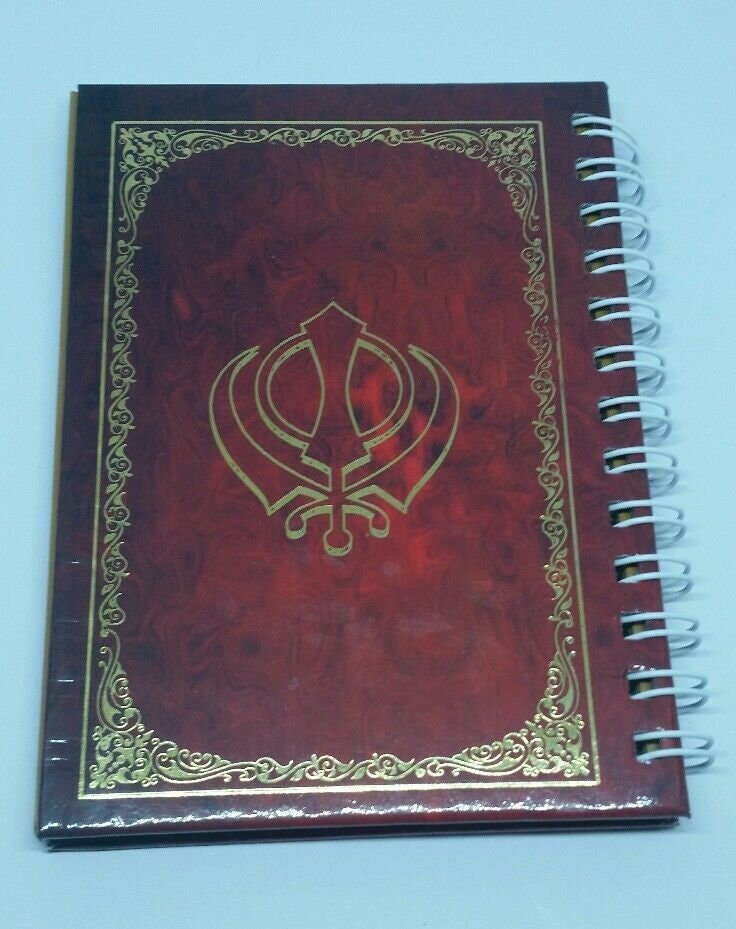 Sikh japji sahib ji bani morning prayer gutka punjabi spiral binding holy book