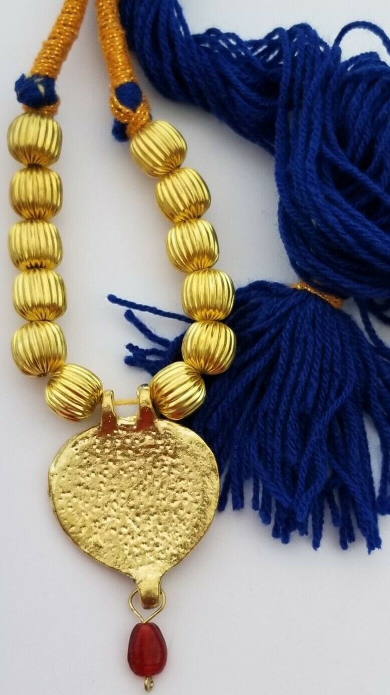 Punjabi kaintha folk cultural bhangra gidha pendant cultural patiala necklace np