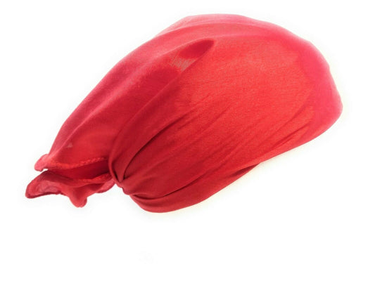 Sikh hindu kaur singh red plain bandana head wrap gear wedding marriage rumal