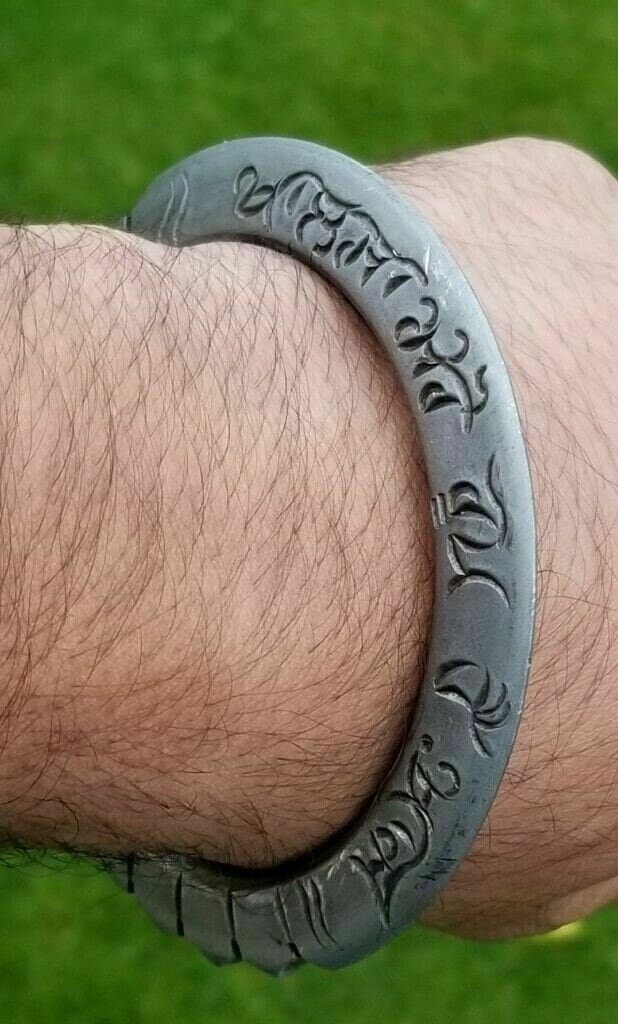 Sikh kara sarbloh bangle singh kaur khalsa mero roop hai khaas iron kada k18