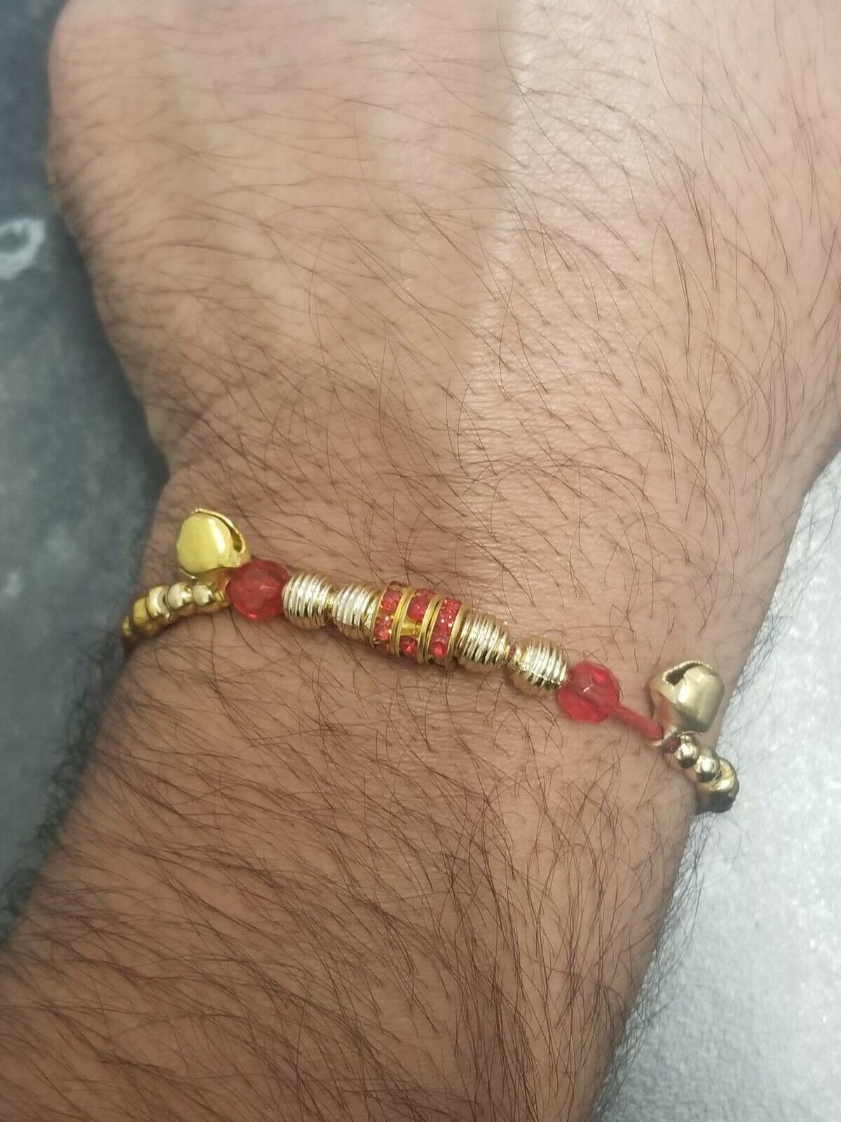 Lucky hindu red thread stunning evil eye protection bracelet talisman amulet ff4