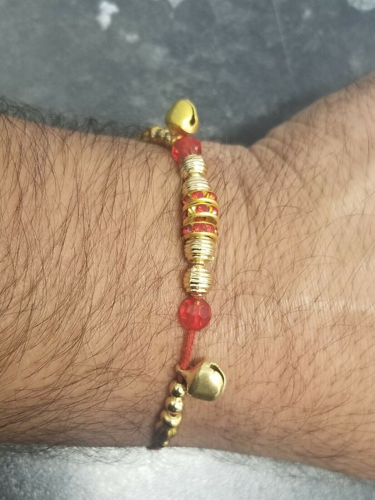 Lucky hindu red thread stunning evil eye protection bracelet talisman amulet ff4
