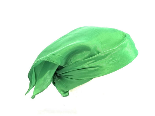 Sikh hindu kaur singh green plain bandana head wrap gear wedding marriage rumal
