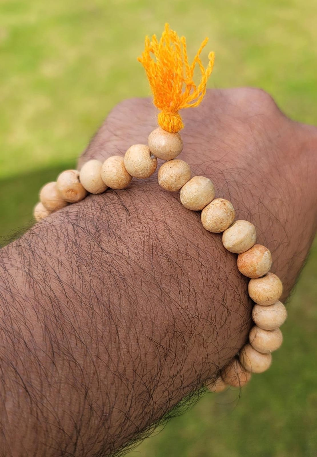 Wooden Yogic Beads Meditation Praying Beads Sikh Simrana Healing Bracelet CCC