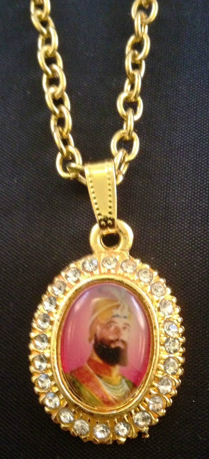 Guru Nanak Dev Guru Gobind Singh Shivji Hindu Sikh Gold Plated Sikh Pendants