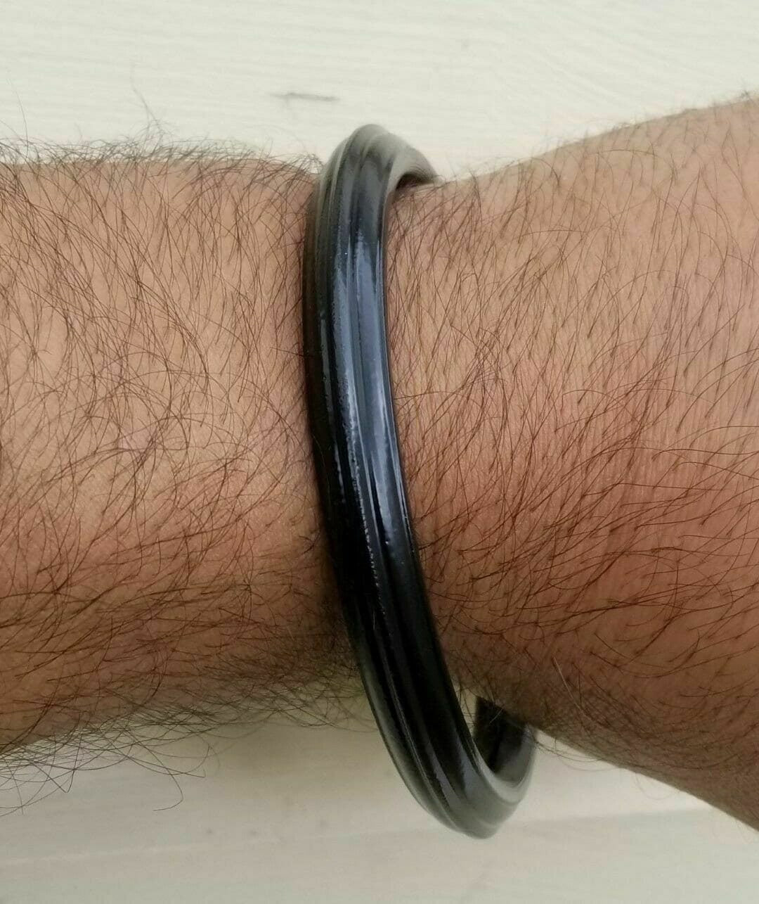 Sarbloh bangle black kara pure iron sikh dori kada heavy singh kaur khalsa z1